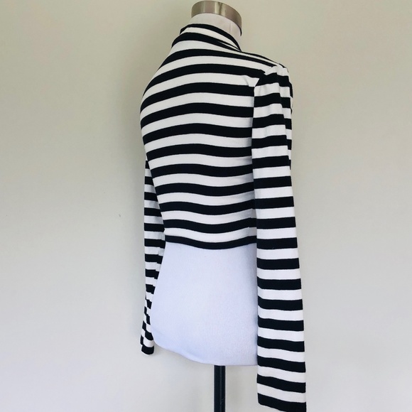 Forever 21 Striped Midriff Stretchy Top Medium - Picture 5 of 6